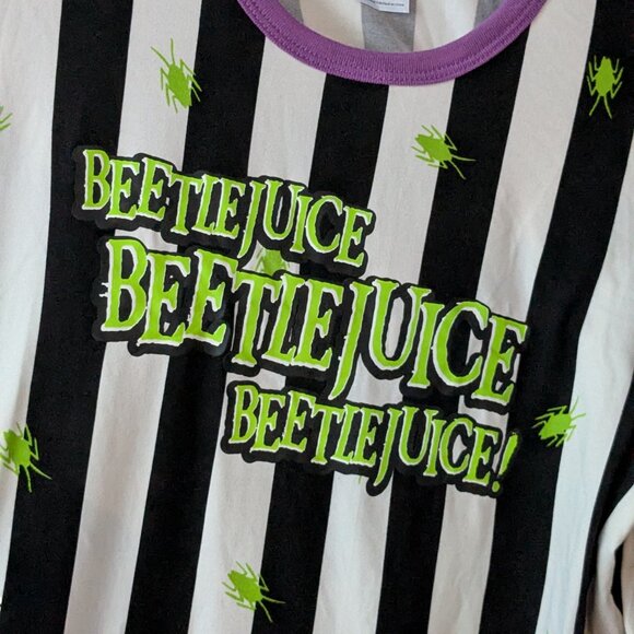 Beetle Juice PJ's  oversized fit - Picture 2 of 6